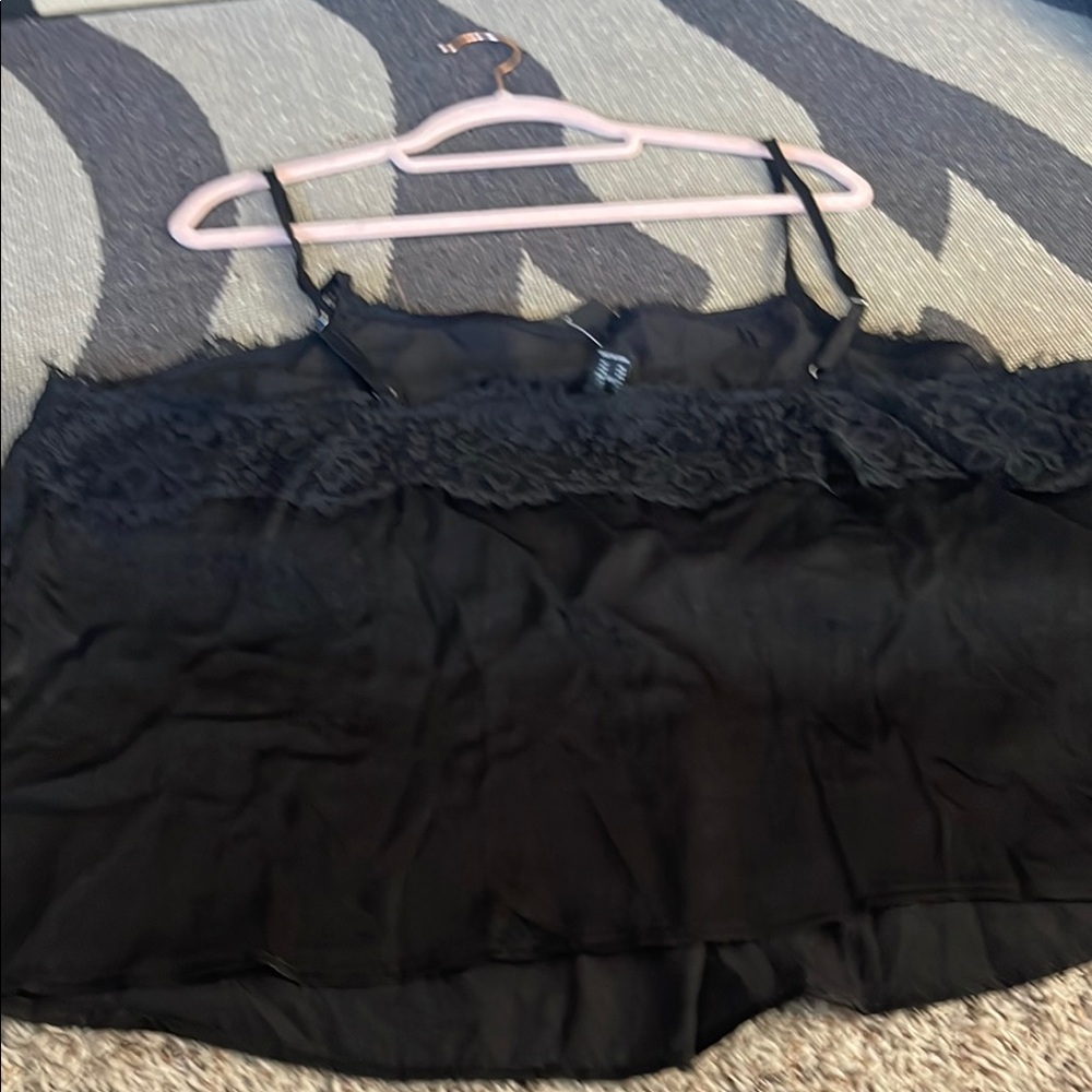 Forever 21 Black Satin Lace Cami - Picture 10 of 13
